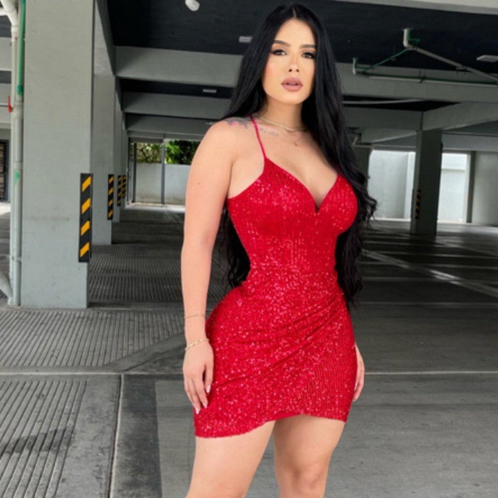 Fashion nova red outlet bodycon dress