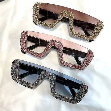 Paule- Square Luxury Oversized Sunglasses